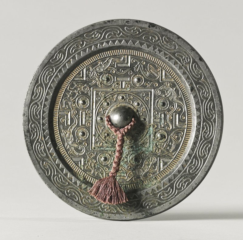 Bronze Hand Mirror From Ancient China