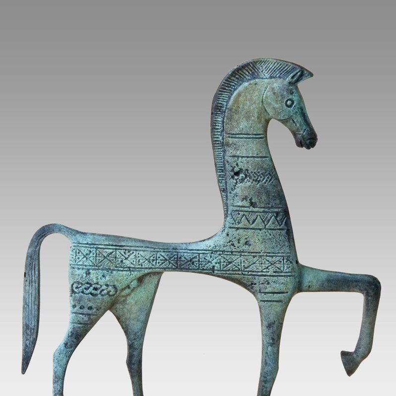 Bronze Horse Statuette From Geometric Greece