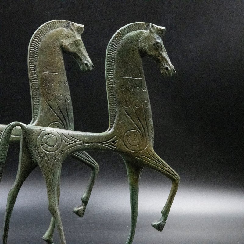 Bronze Horse Statuette From Geometric Greece<span class=