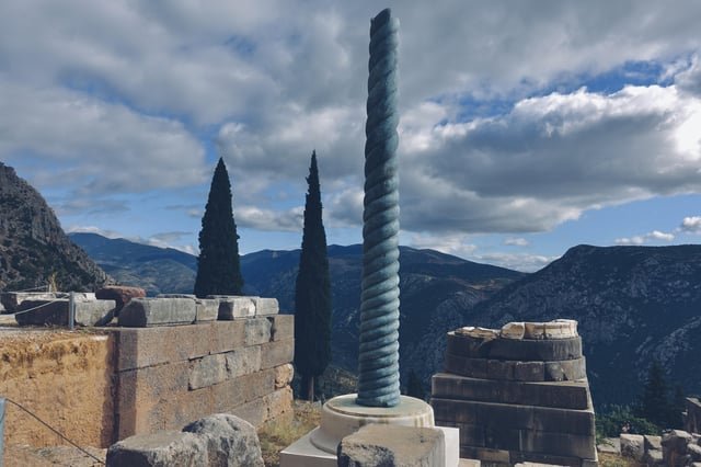 Bronze Serpent Column From Delphi
