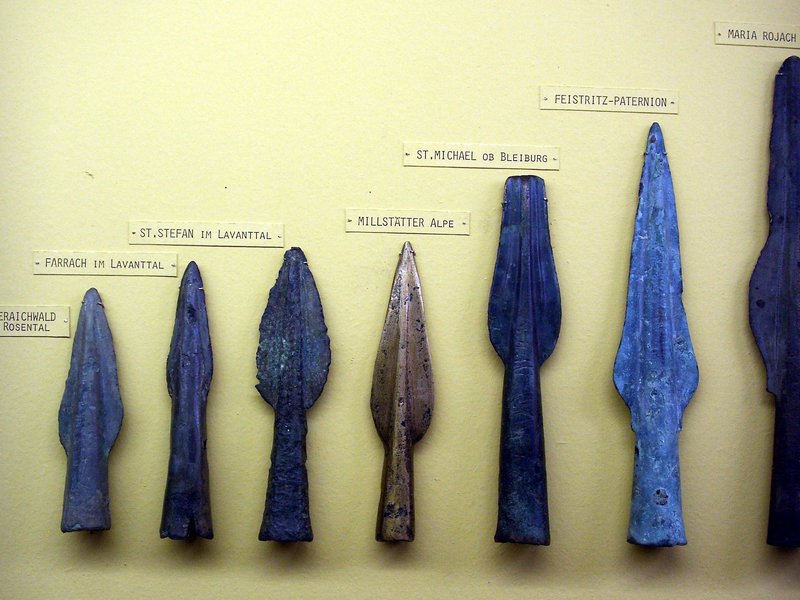 Bronze Spear Tips From Urnfield Culture