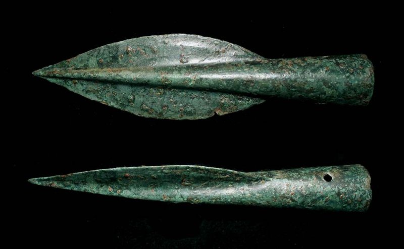 Bronze Spear Tips From Urnfield Culture
