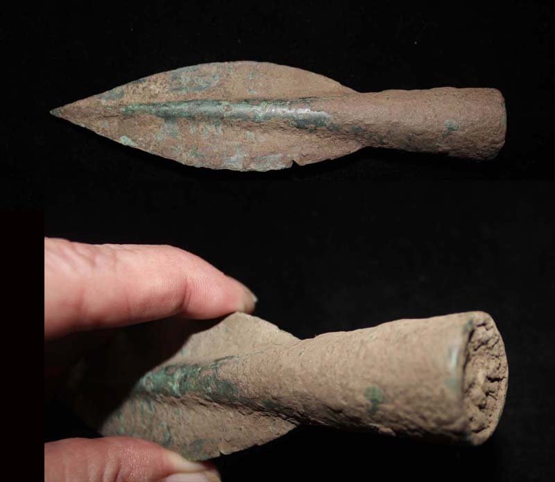 Bronze Spear Tips From Urnfield Culture