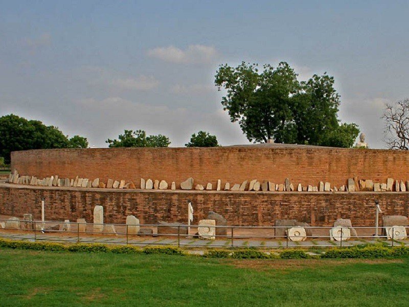 Buddhist Stupa At Amaravati<span class=