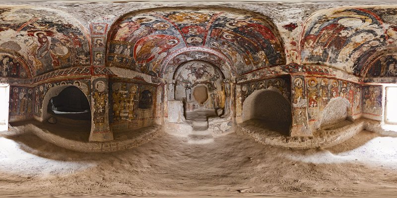 Byzantine Church Ruins In Cappadocia