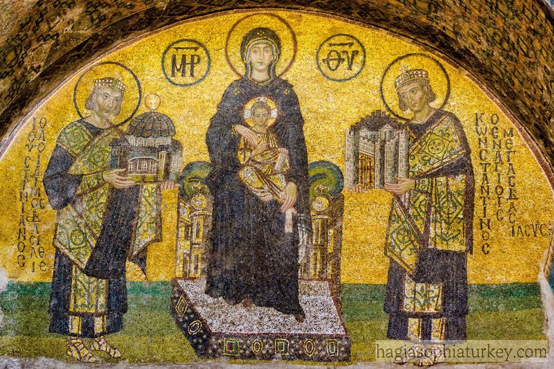 Byzantine Iconography Of Saints In Mosaics