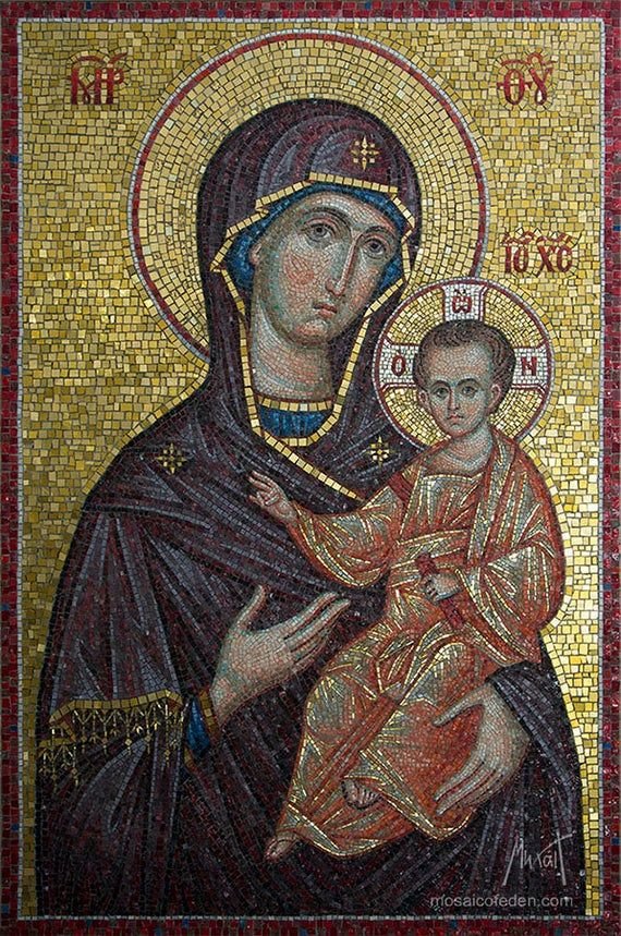 Byzantine Iconography Of Saints In Mosaics