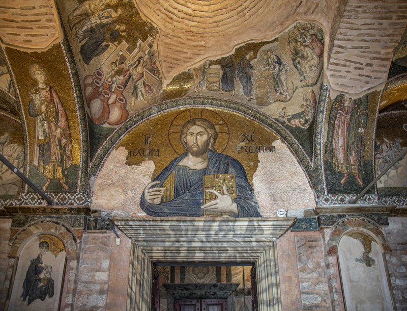 Byzantine Iconography Of Saints In Mosaics