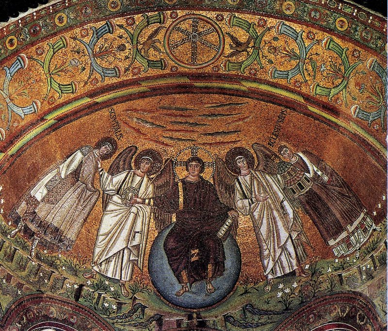 Byzantine Iconography Of Saints In Mosaics