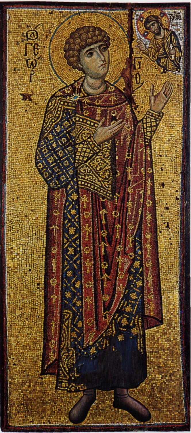 Byzantine Iconography Of Saints In Mosaics