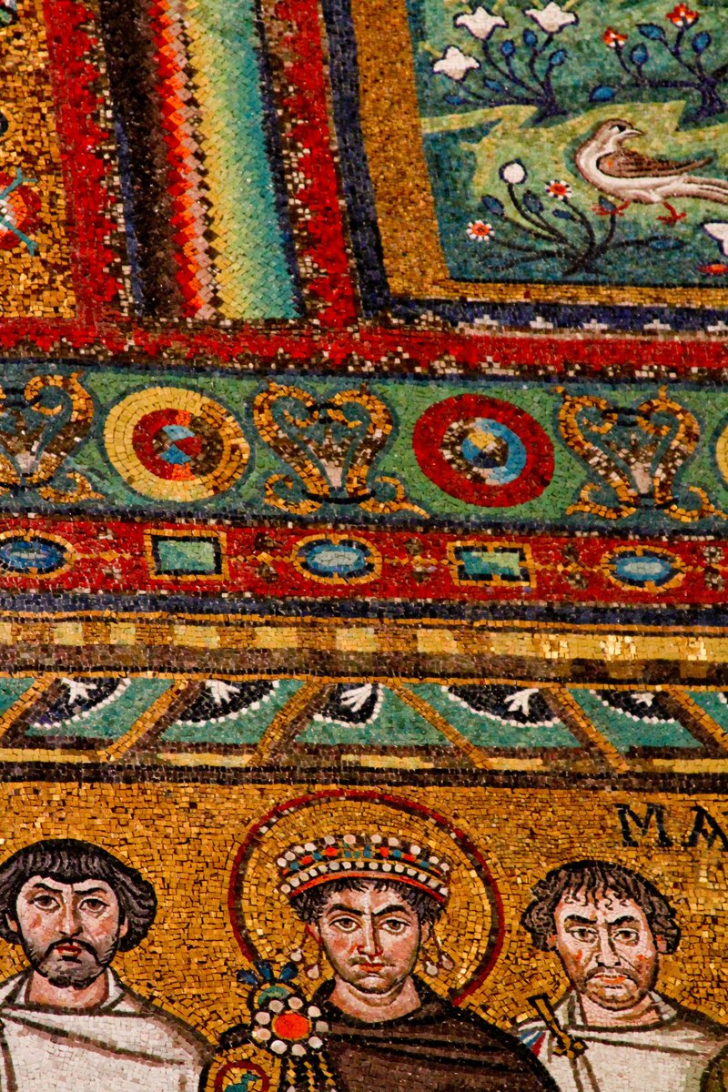 Byzantine Mosaic Of Emperor Justinian