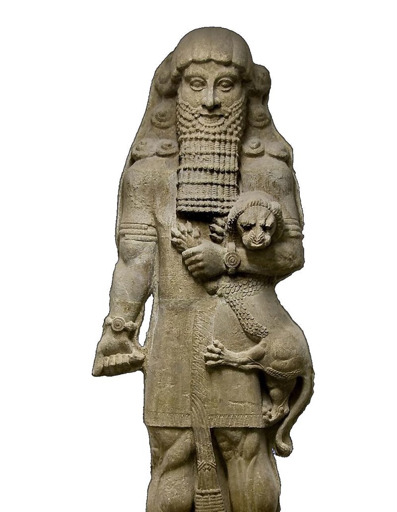 Carving Of Gilgamesh And Enkidu