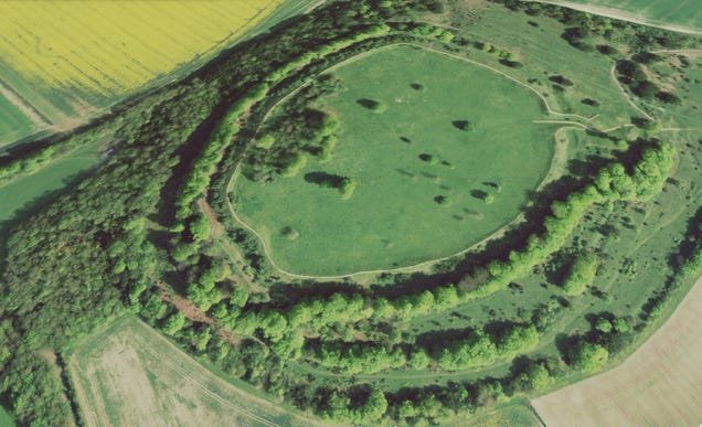 Celtic Hillfort Aerial Views