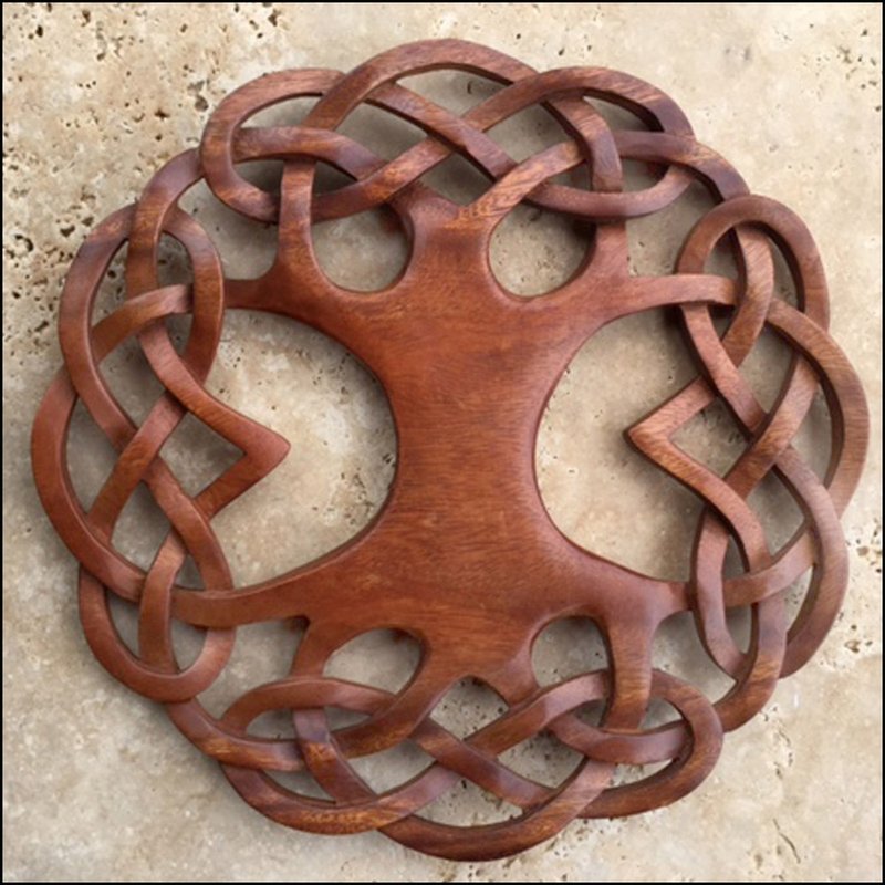 Celtic Tree-Of-Life Stone Carvings