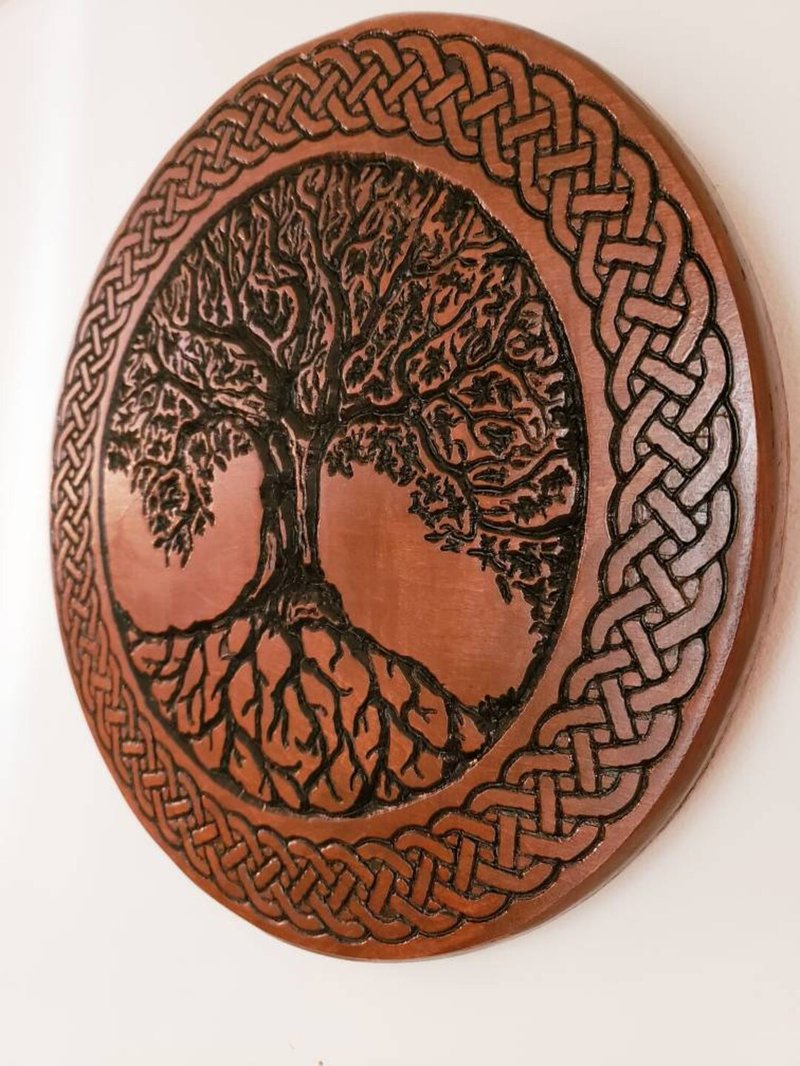Celtic Tree-Of-Life Stone Carvings