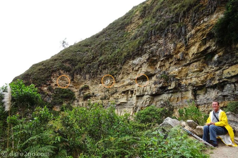 Chachapoya Cliff Tombs In Peru