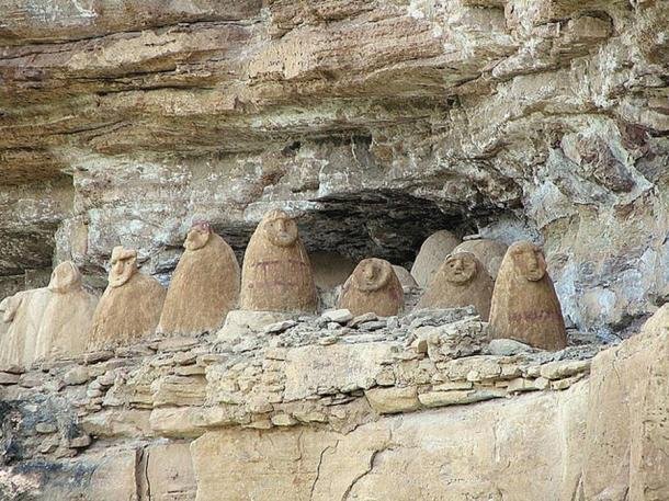 Chachapoya Cliff Tombs In Peru