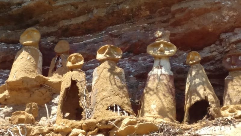 Chachapoya Cliff Tombs In Peru