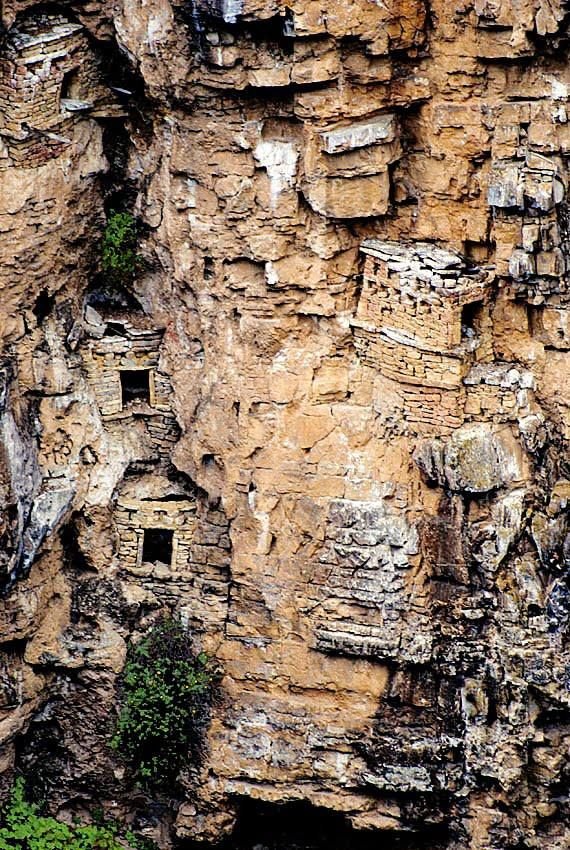 Chachapoya Cliff Tombs In Peru