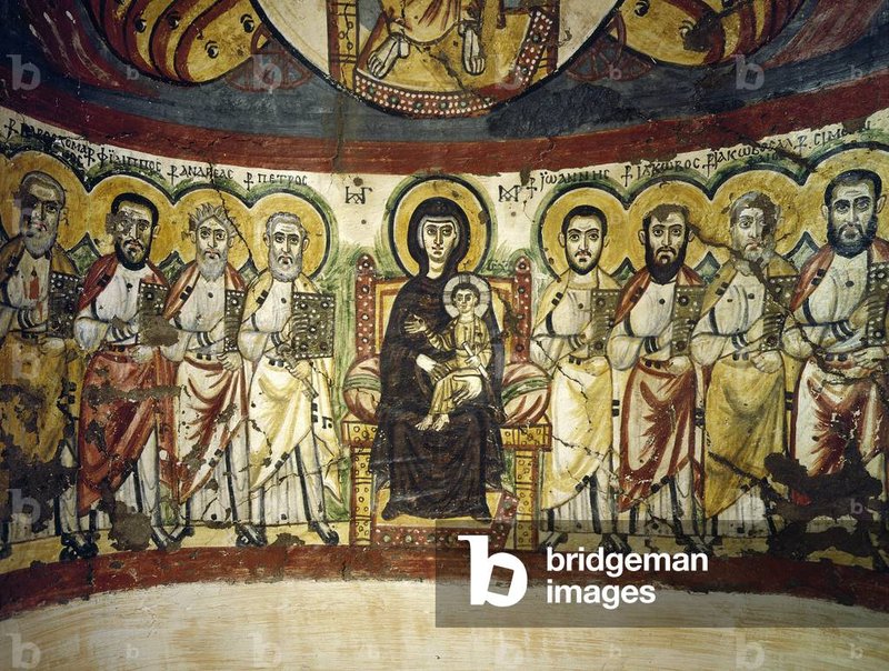 Coptic Christian Frescoes In Egypt
