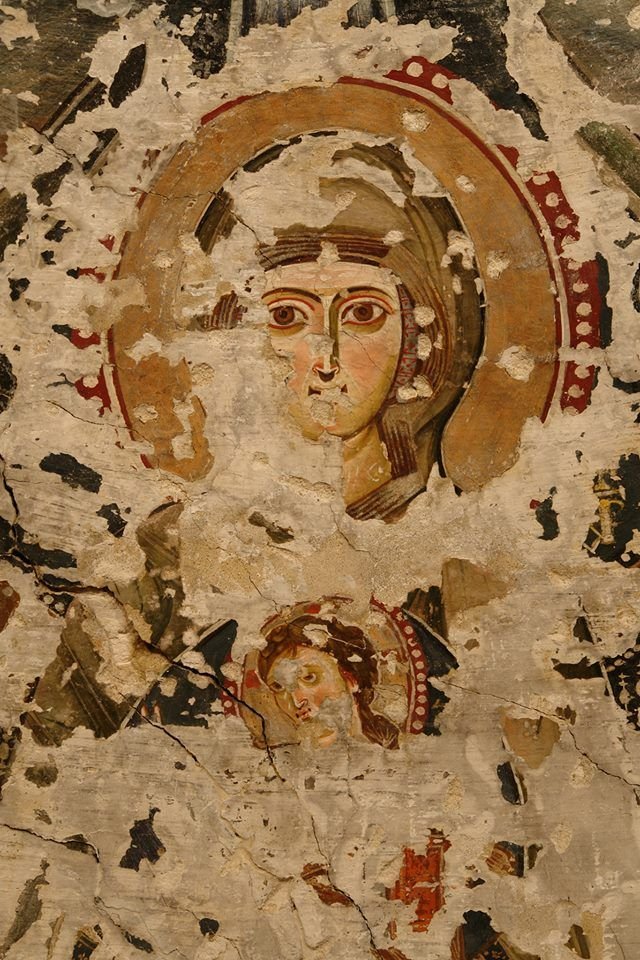 Coptic Christian Frescoes In Egypt