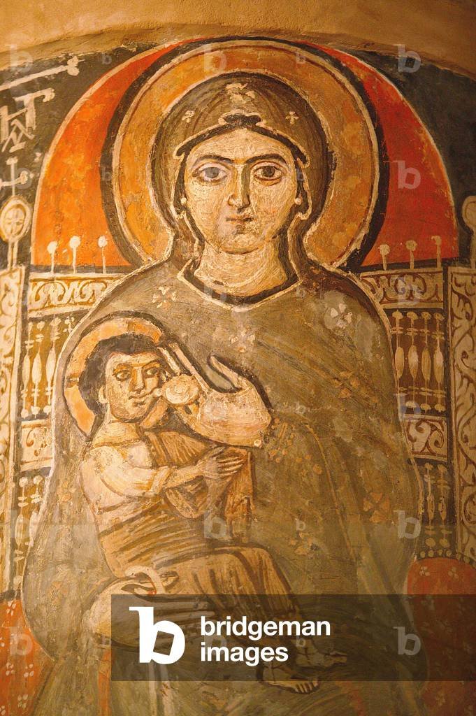 Coptic Christian Frescoes In Egypt