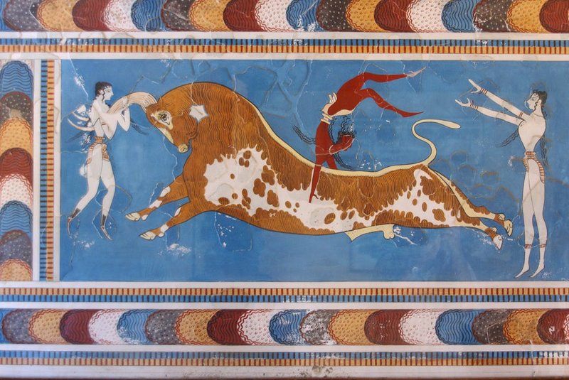 Cretan Bull-Leaping Fresco
