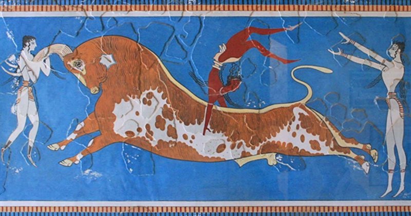 Cretan Bull-Leaping Fresco
