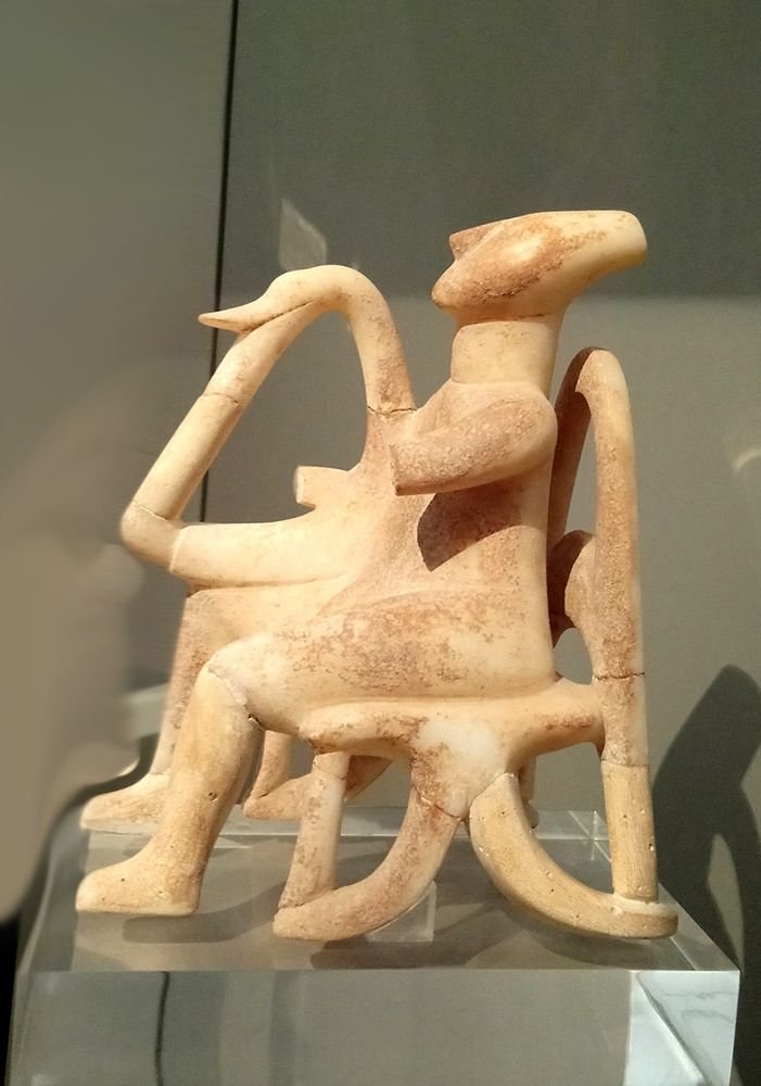 Cycladic Figurines From The Aegean