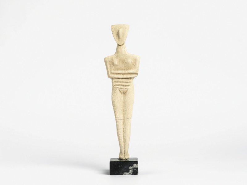 Cycladic Harpist Figurine