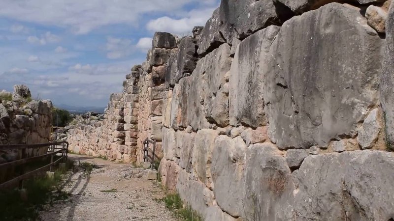 Cyclopean Walls Of Tiryns<span class=