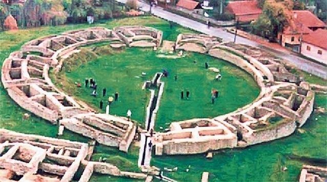 Dacian Fortress Ruins In Romania