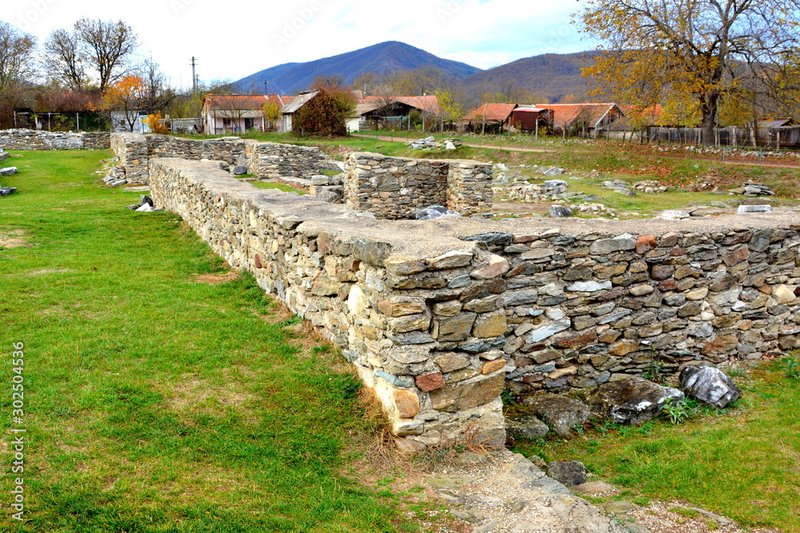 Dacian Fortress Ruins In Romania