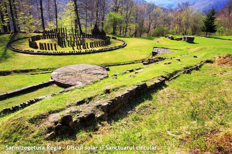 Dacian Fortress Ruins In Romania