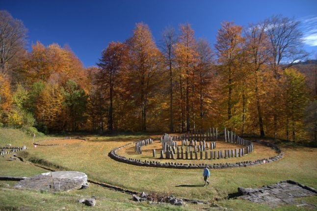 Dacian Fortress Ruins In Romania