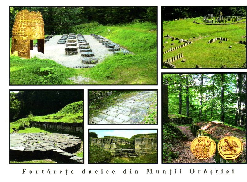 Dacian Fortress Ruins In Romania