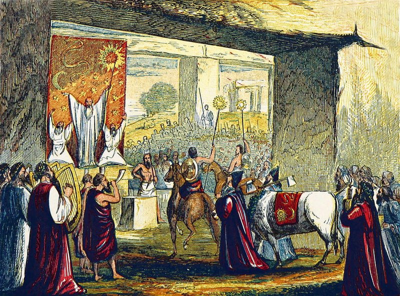 Druidic Practices In Iron Age Britain<span class=
