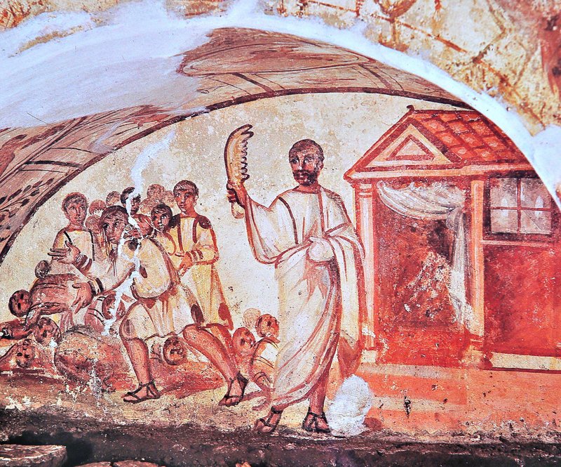 Early Christian Catacomb Frescoes