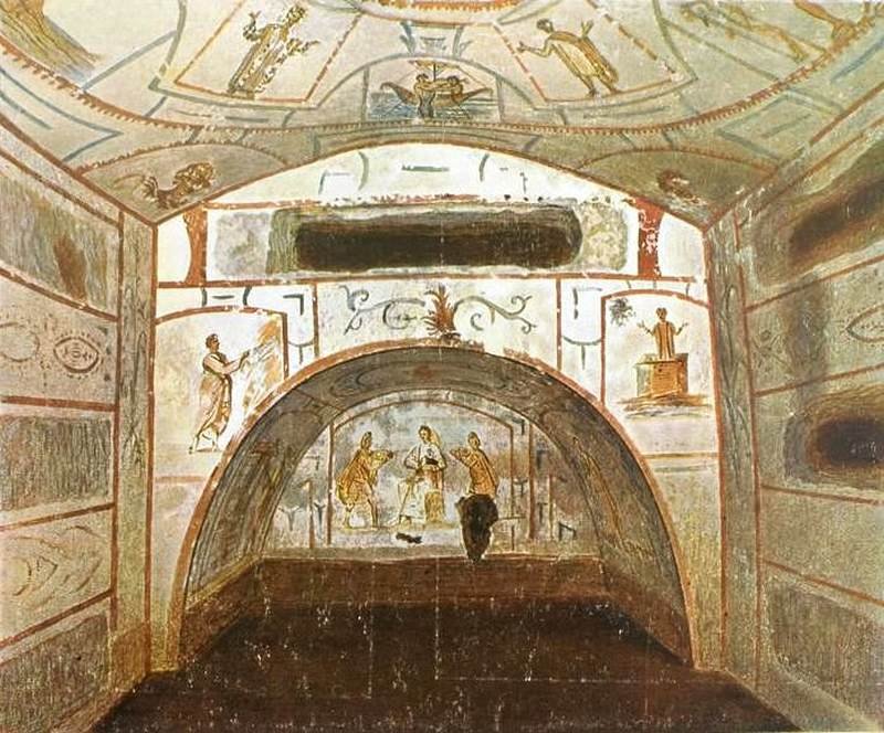 Early Christian Catacomb Frescoes
