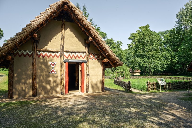 Early Neolithic Longhouse Reconstructions<span class=