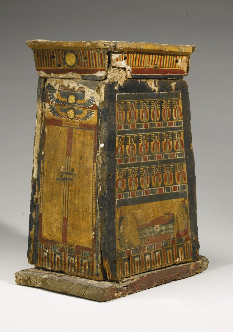 Egyptian Alabaster Canopic Chest