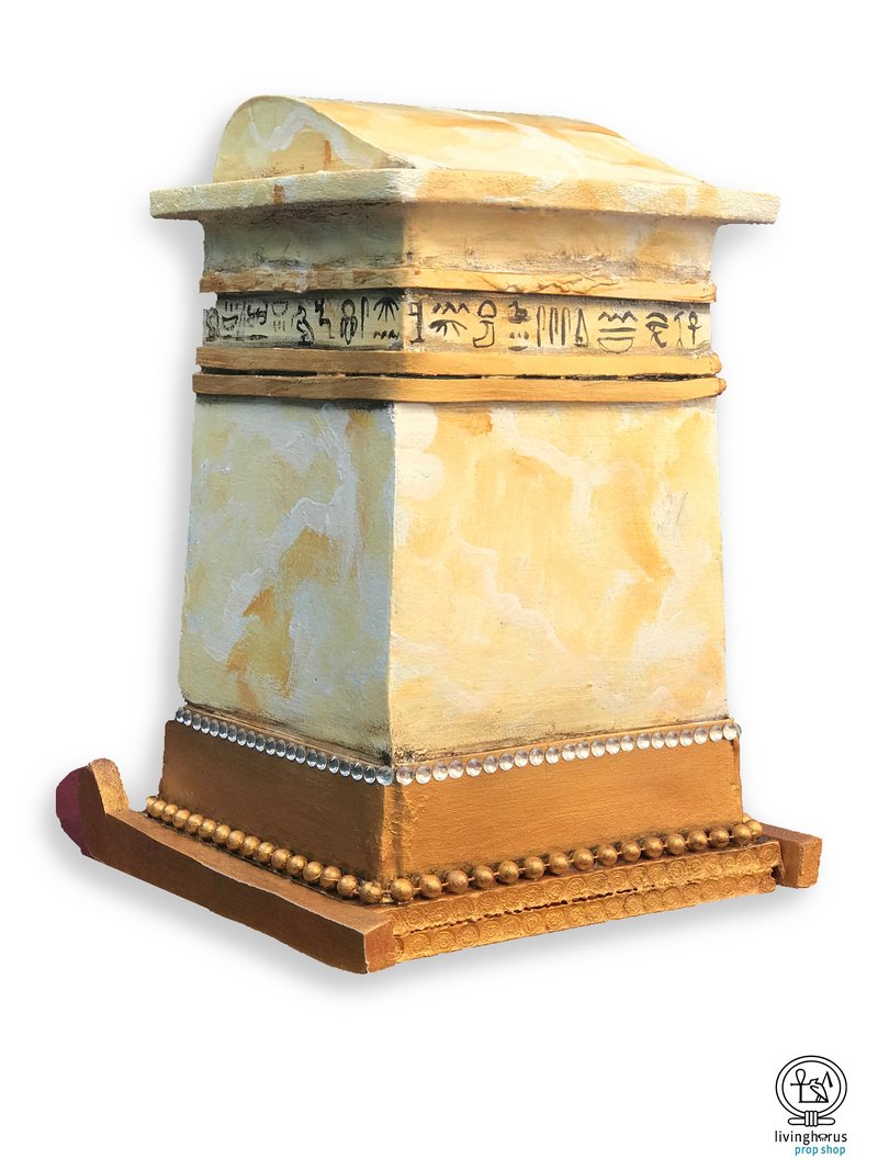 Egyptian Alabaster Canopic Chest