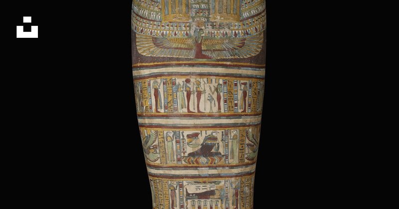 Egyptian Black Granite Statues