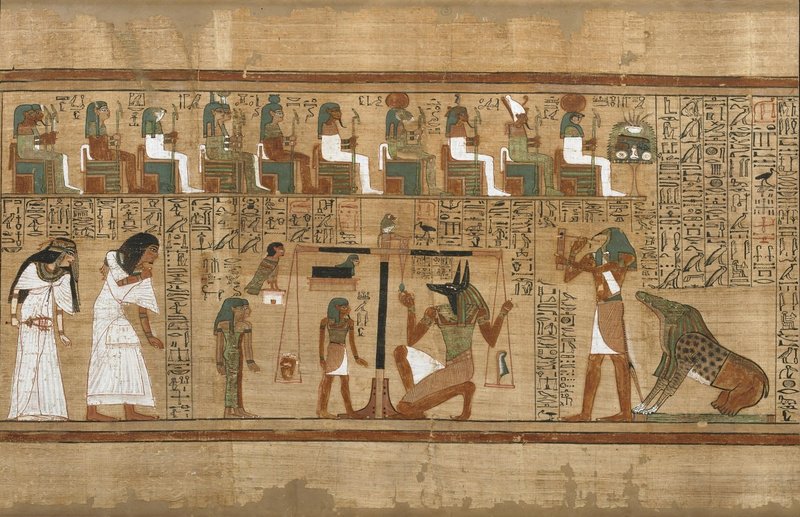 Egyptian Book Of The Dead Papyrus