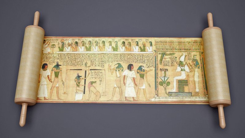 Egyptian Book Of The Dead Papyrus