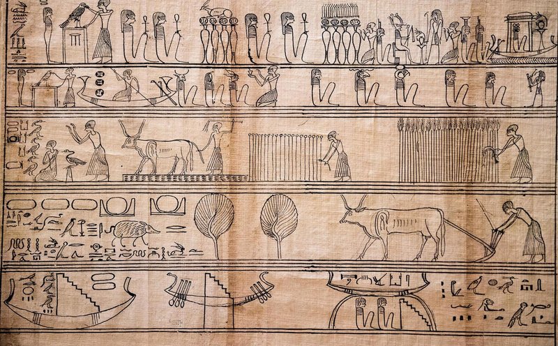 Egyptian Book Of The Dead Papyrus