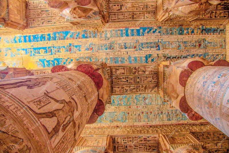 Egyptian Dendera Zodiac Ceiling