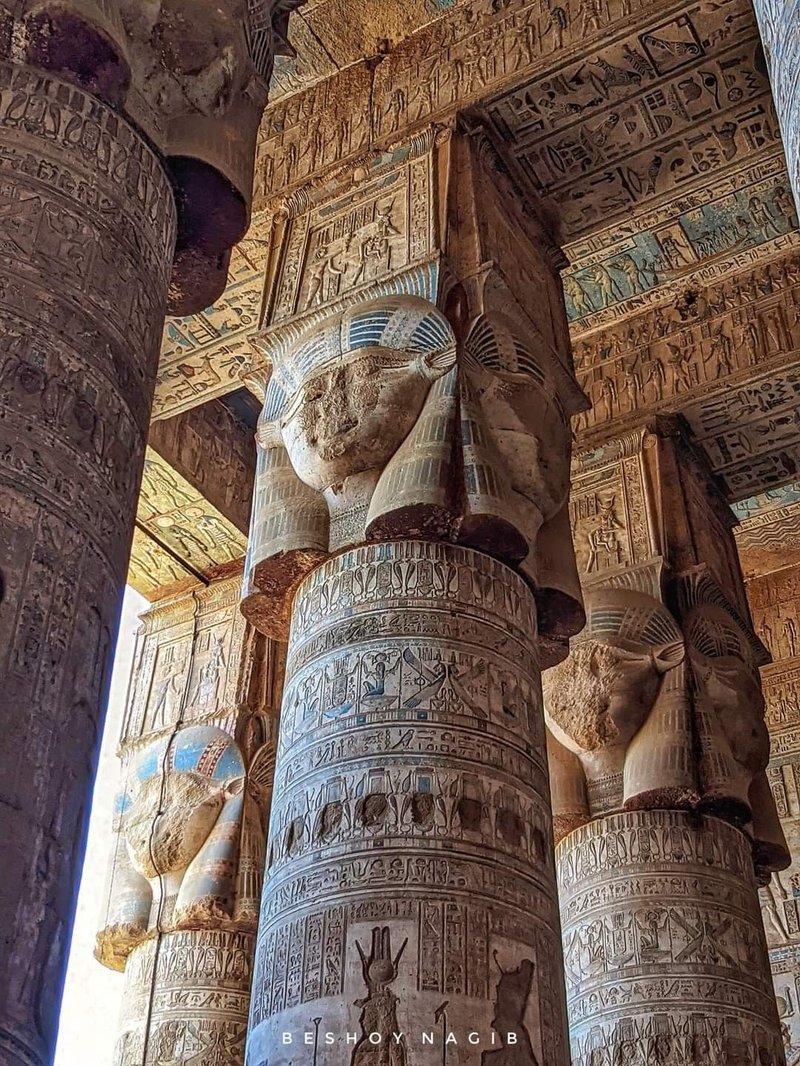 Egyptian Dendera Zodiac Ceiling