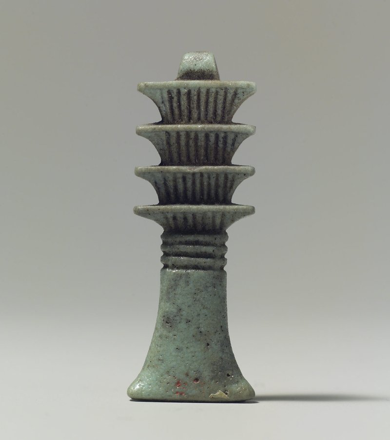 Egyptian Djed Pillar Amulet<span class=