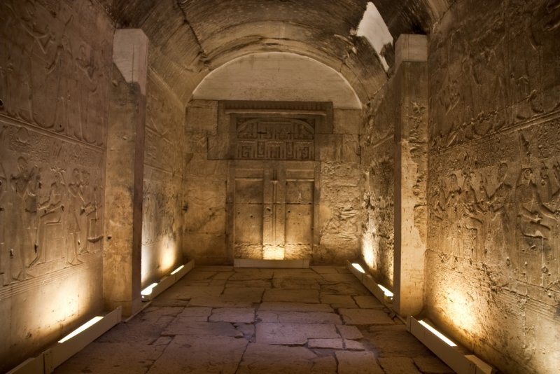 Egyptian False Door Tomb Reliefs